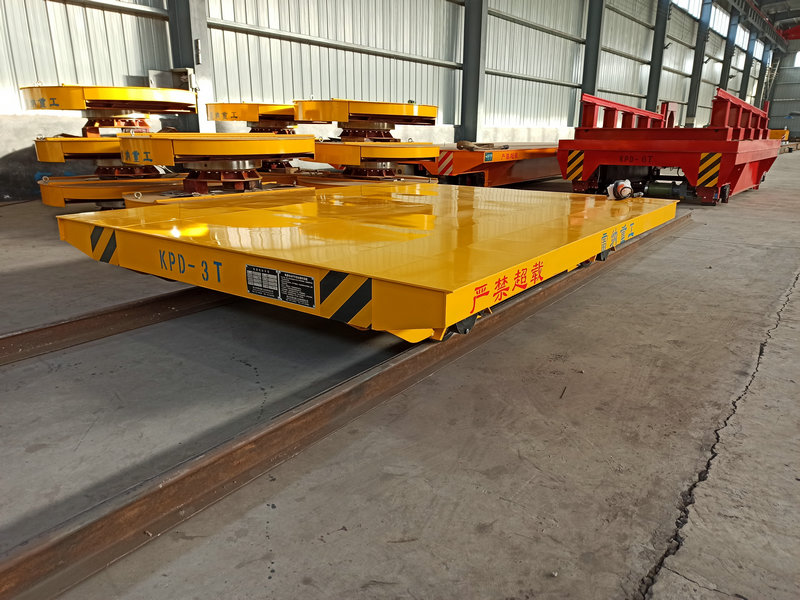 Low Voltage 3 Ton Kereta Api Pengangkutan Kargo Pengangkutan Bahan