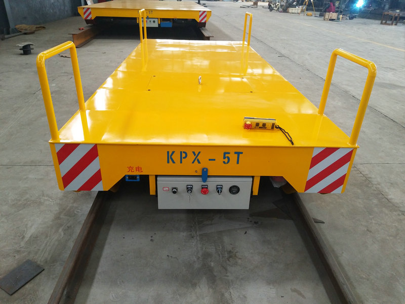 5 Ton Steel Pipe Baterai Kereta Api Kereta Transfer