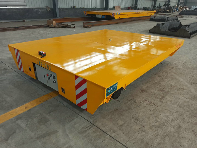 Electric Heavy Duty 20 Ton Flat Bed Trolley
