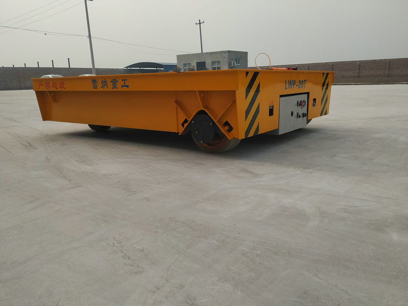 Electric Heavy Duty 20 Ton Flat Bed Trolley