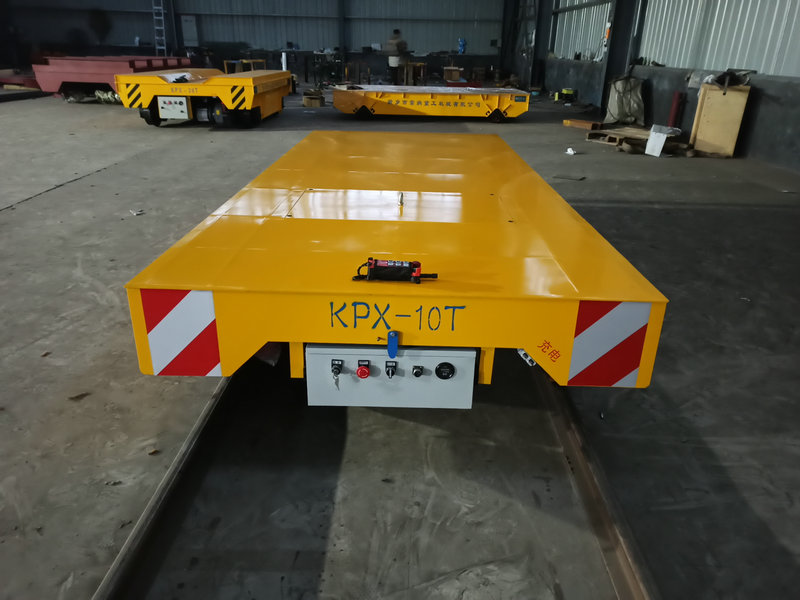 10 Ton Trolley Pengangkutan Kereta Api Bertenaga Bateri