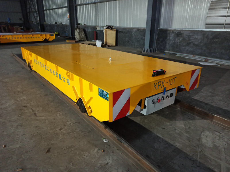 10 Ton Trolley Pengangkutan Kereta Api Bertenaga Bateri