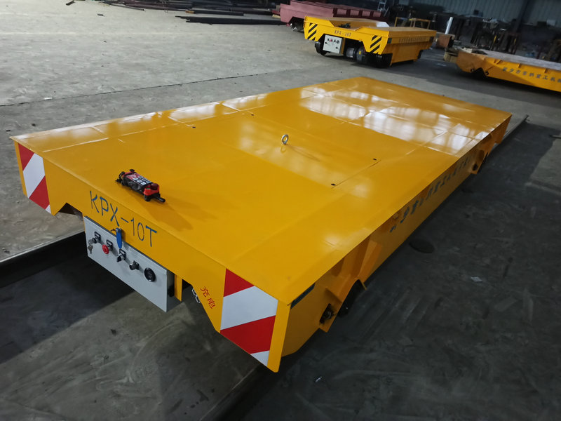 10 Ton Trolley Pengangkutan Kereta Api Bertenaga Bateri