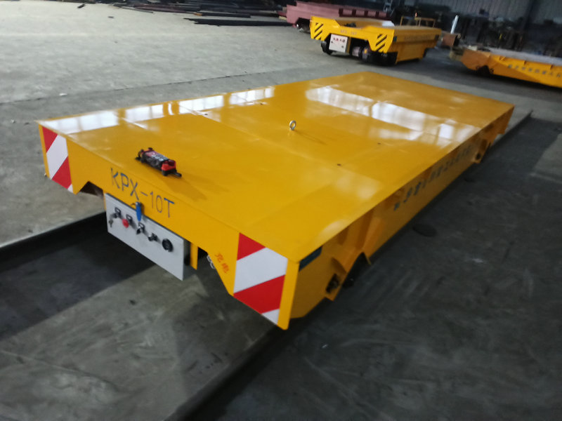 10 Ton Trolley Pengangkutan Kereta Api Bertenaga Bateri