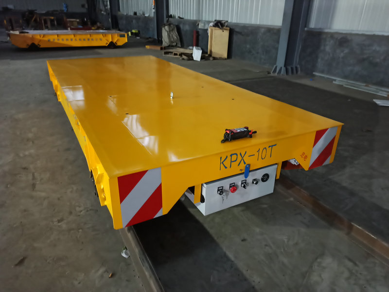 10 Ton Trolley Pengangkutan Kereta Api Bertenaga Bateri