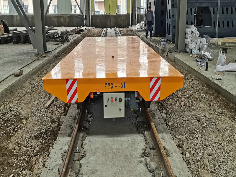 30T Elektrik Kereta Api Die Trolley Pengangkutan