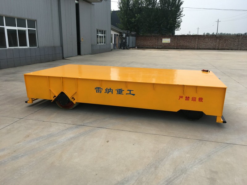 Penggerak Enjin 60T Elektrik Trackless Transfer Wagon
